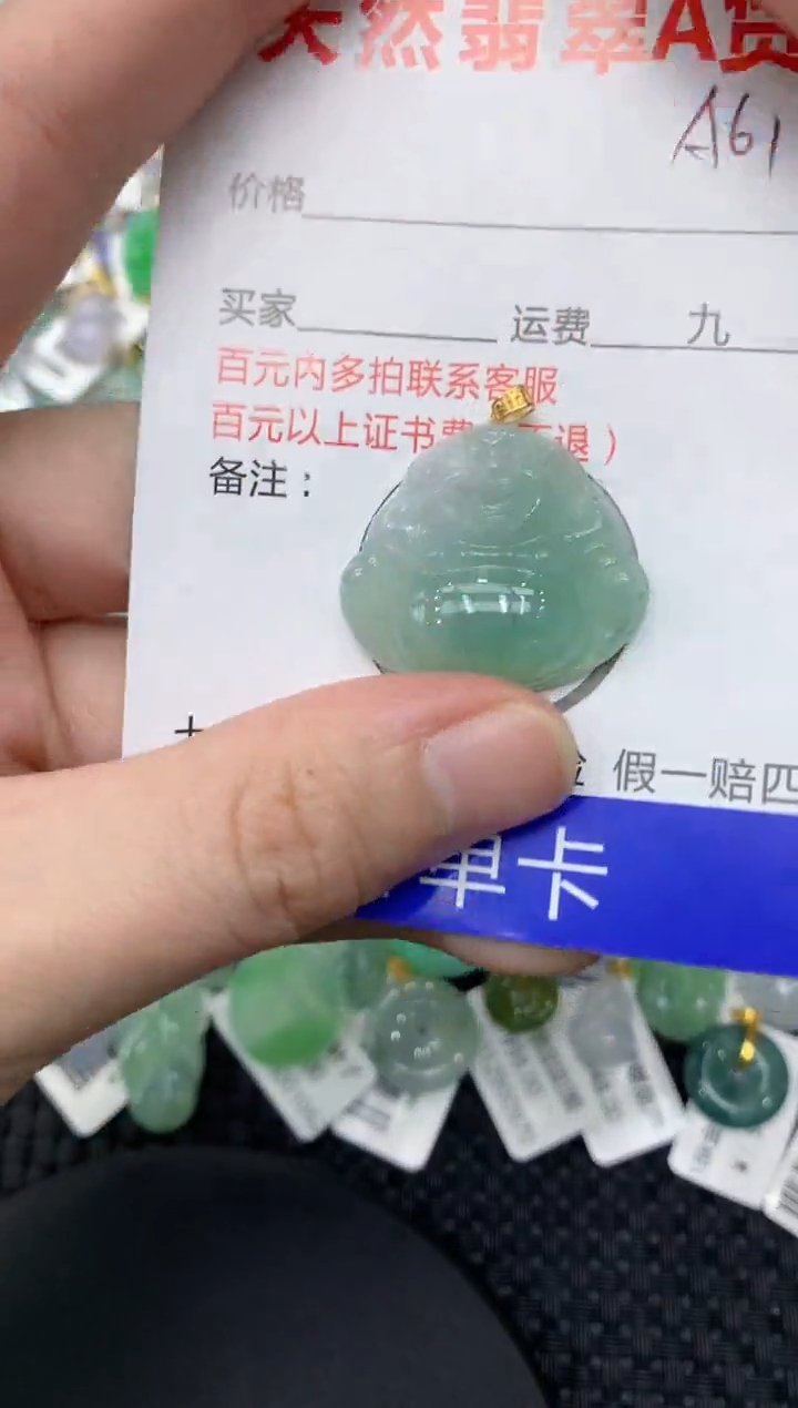 【闪购商品】翡翠颈饰18K金镶嵌1111111111