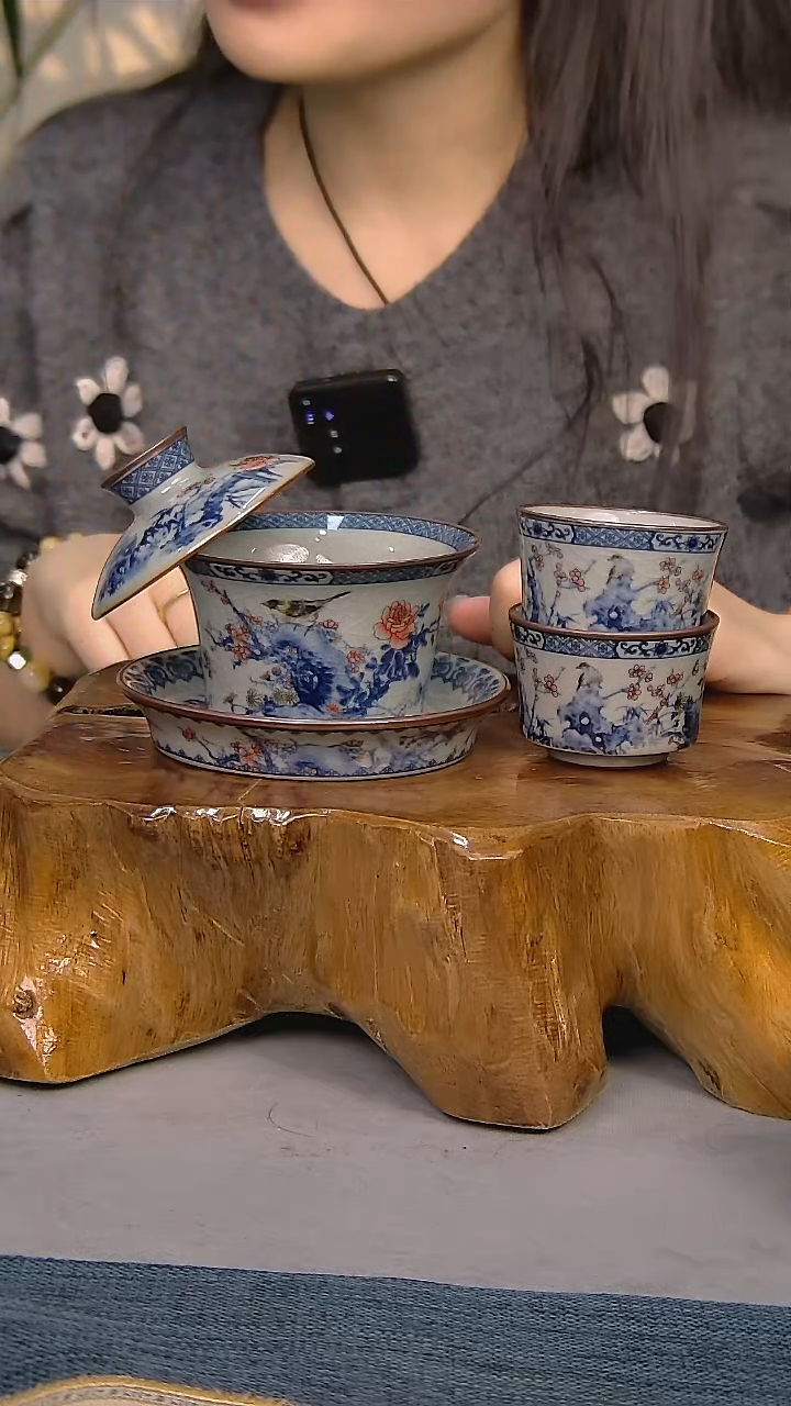 【闪购商品】3件套陶瓷茶具家用简装系列