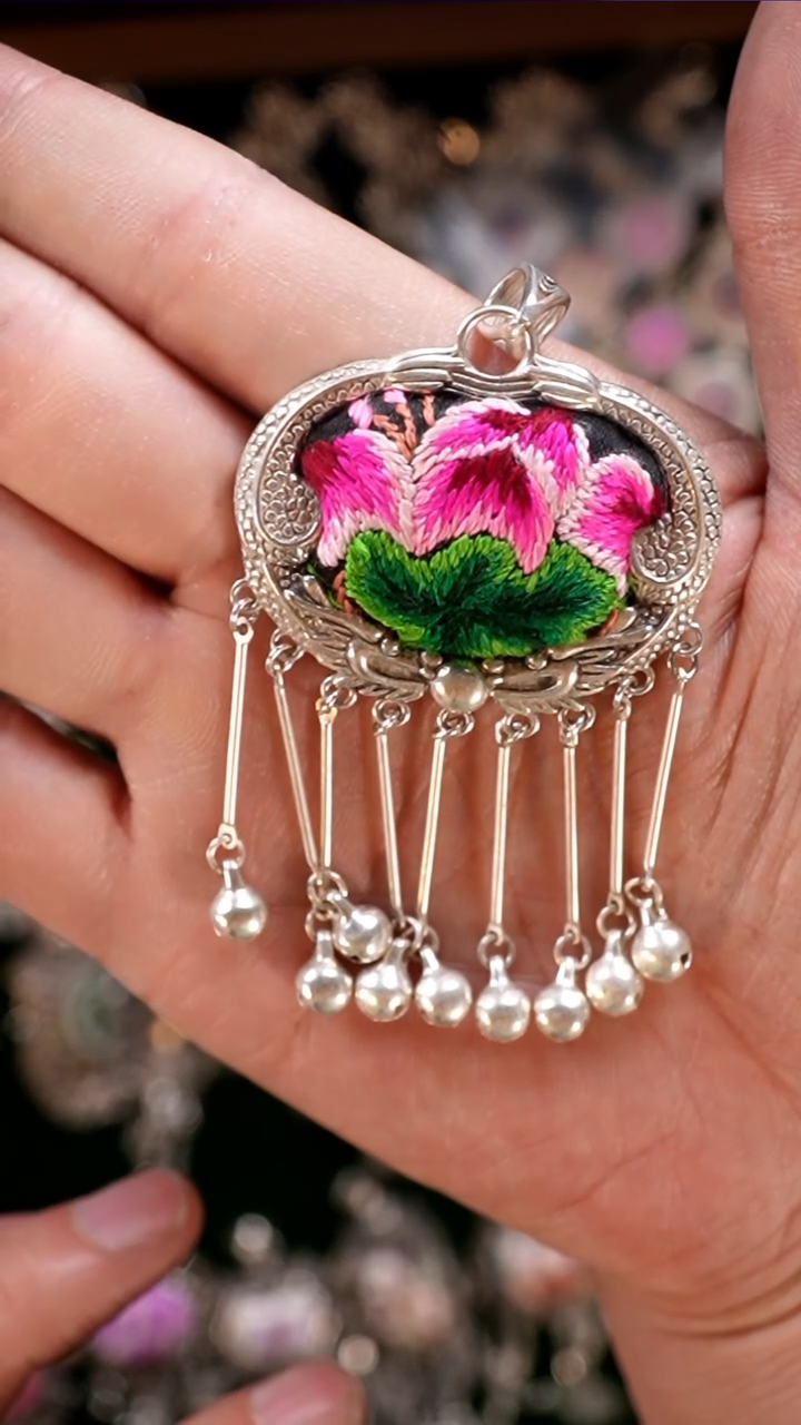 刺绣0106  高吉文创 直播老绣