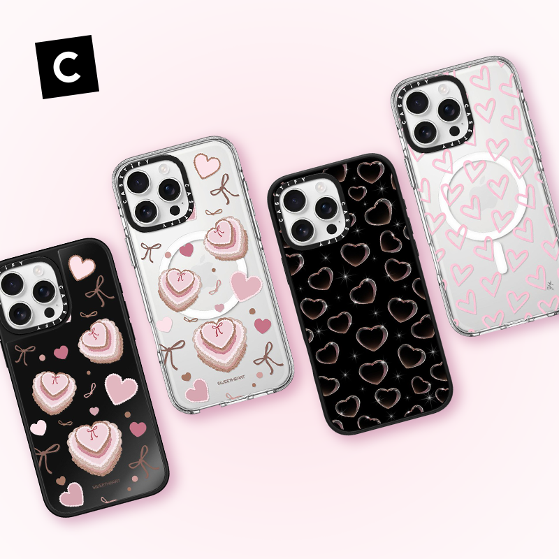 CASETiFY 爱心系列 适用于iPhone16/15手机壳新