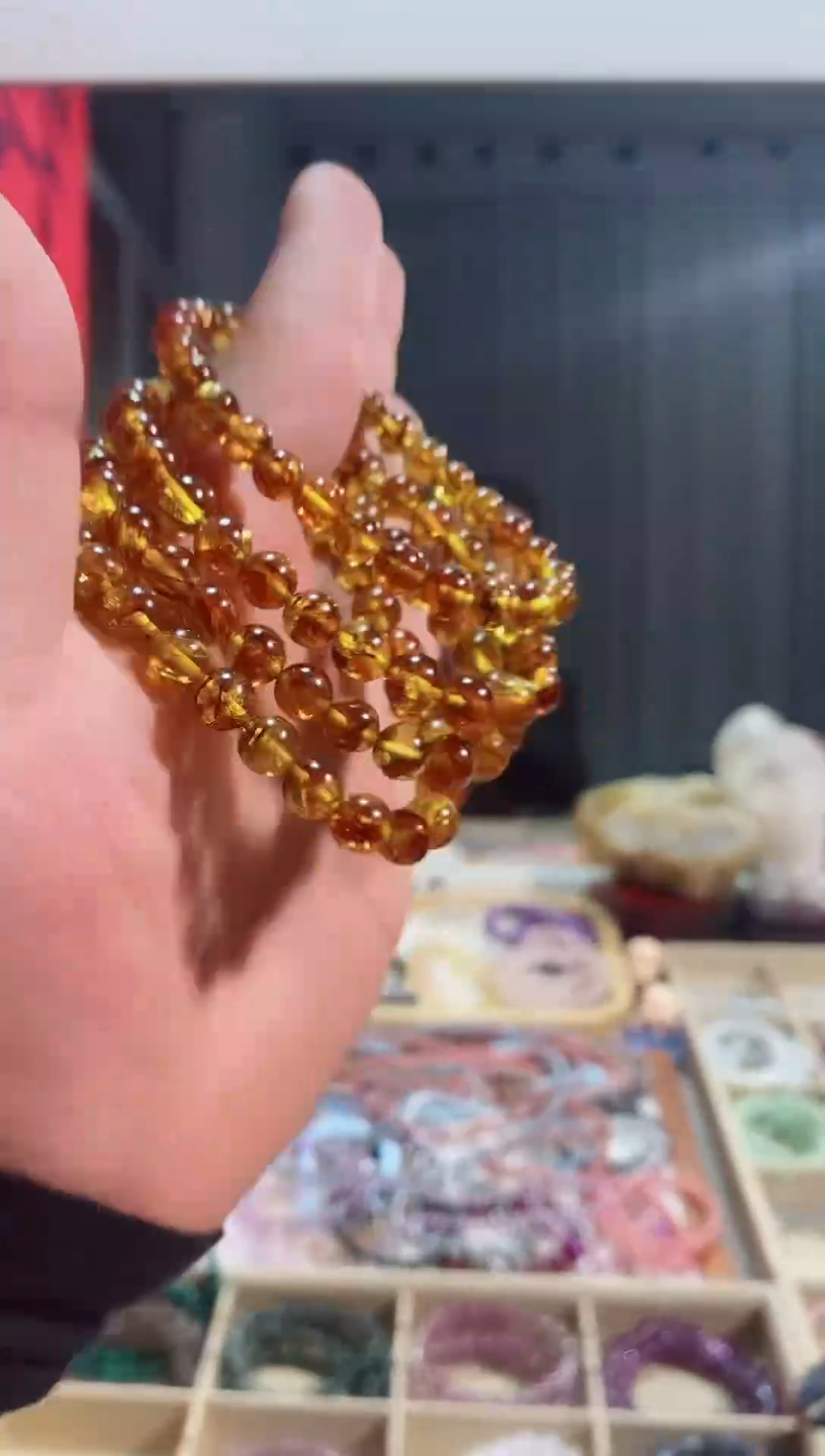 【闪购商品】琥珀手链未镶嵌花珀7m+ (多样性发其一）