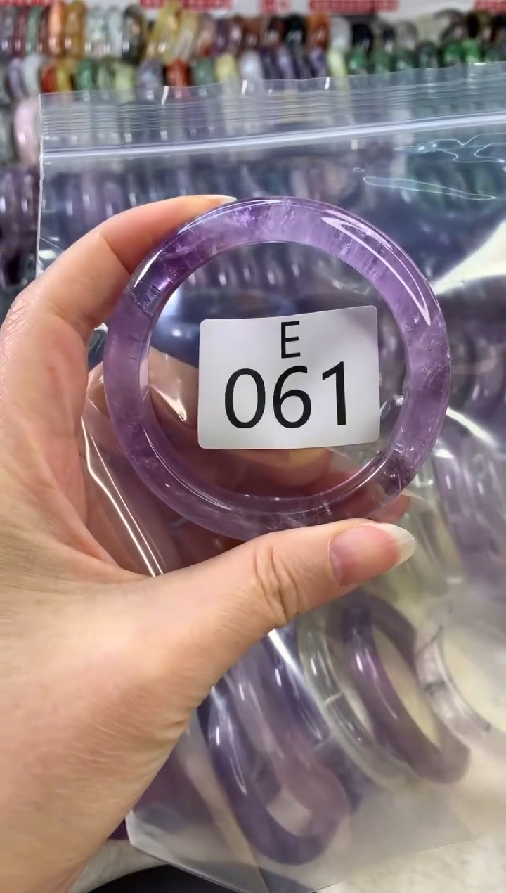 【闪购商品】水晶水晶手镯E未镶嵌061-55