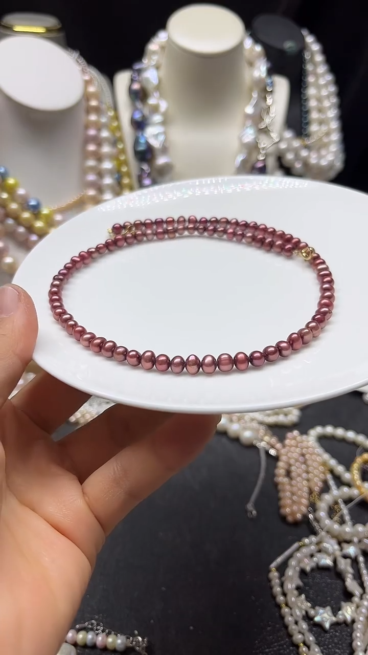 颈饰未镶嵌淡水珍珠多人