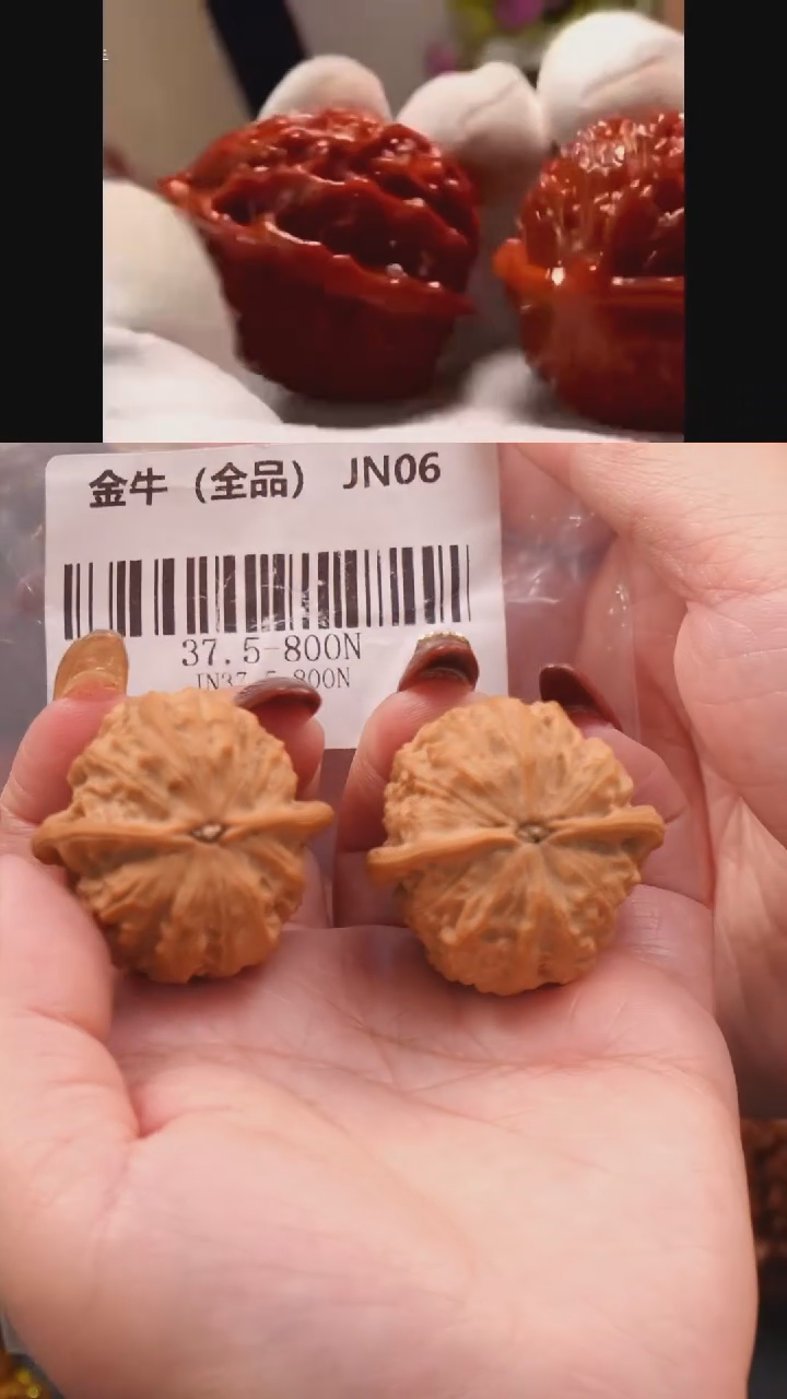 【闪购商品】文玩核桃把件37.5金牛（全品）