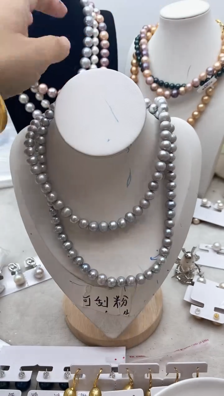 【闪购商品】淡水珍珠颈饰钛钢103
