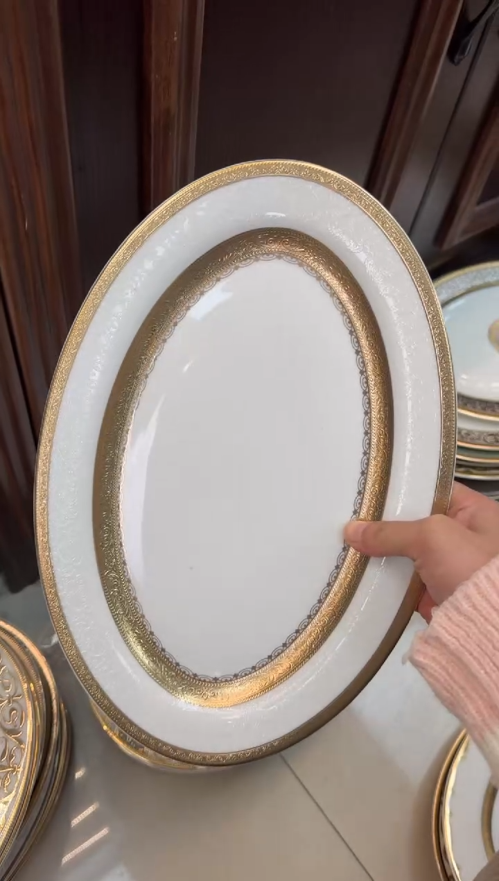 【闪购商品】瓷片12英寸鱼盘福利款 微瑕