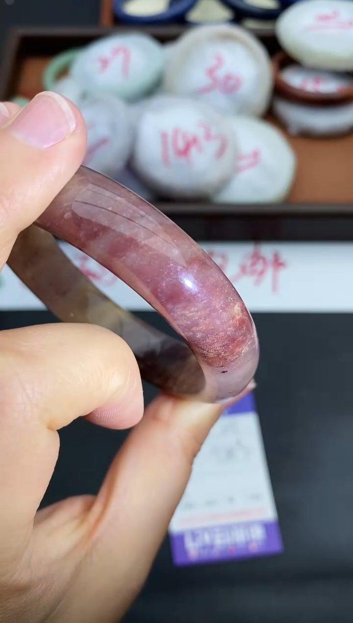 未镶嵌手镯石英质玉107+52/53