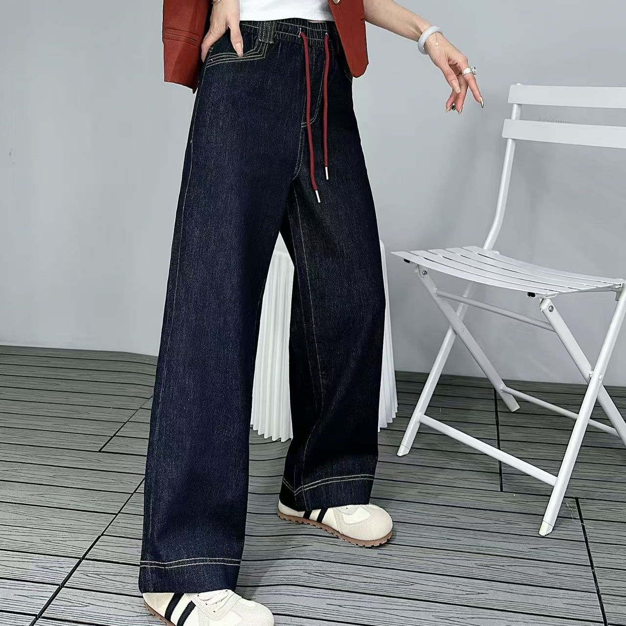 2025新款时尚百搭休闲阔腿裤