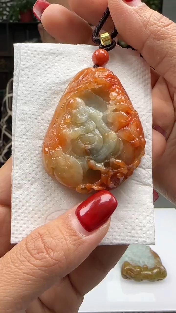 【闪购商品】翡翠颈饰未镶嵌天然翡翠A货吊坠