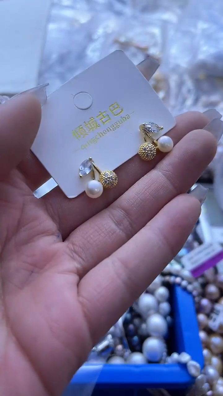 【闪购商品】淡水珍珠耳饰未镶嵌854