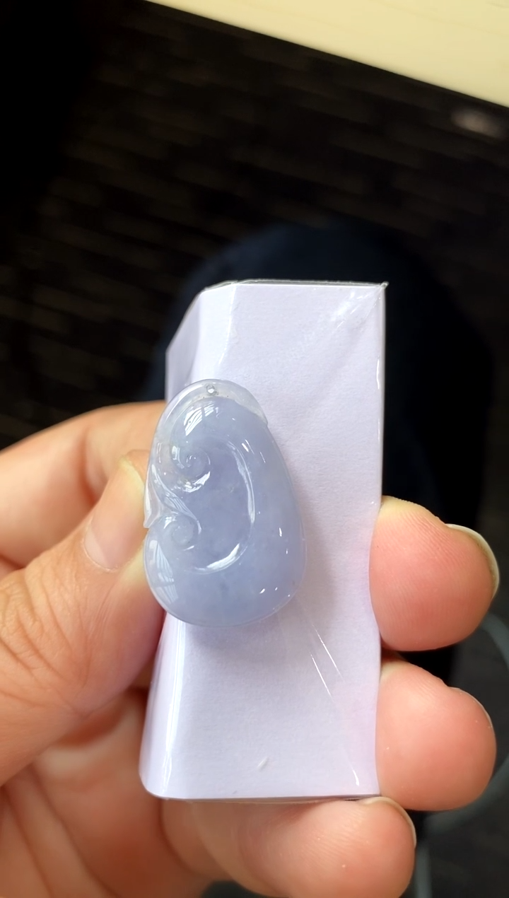 【闪购商品】定制翡翠18K金镶嵌如意