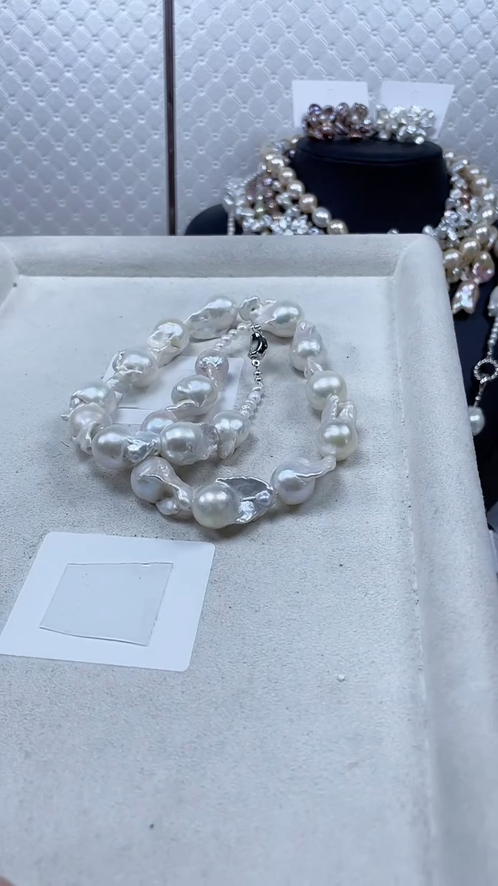 未镶嵌项链淡水珍珠【纯恬饰品】