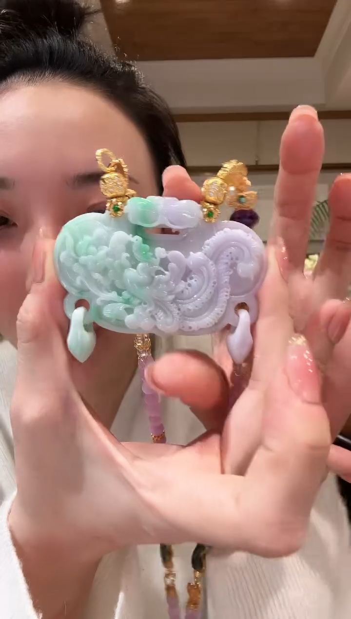 【闪购商品】翡翠颈饰未镶嵌国风