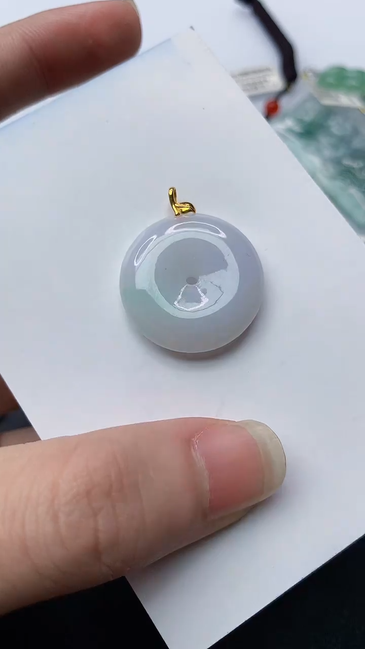 【闪购商品】翡翠颈饰18K金镶嵌4...........