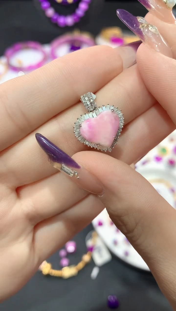 苏纪石（舒俱来）18K金镶嵌.吊坠