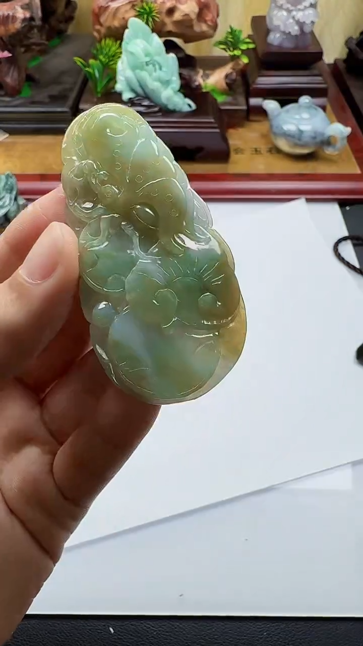 吊坠(不含链)未镶嵌翡翠1