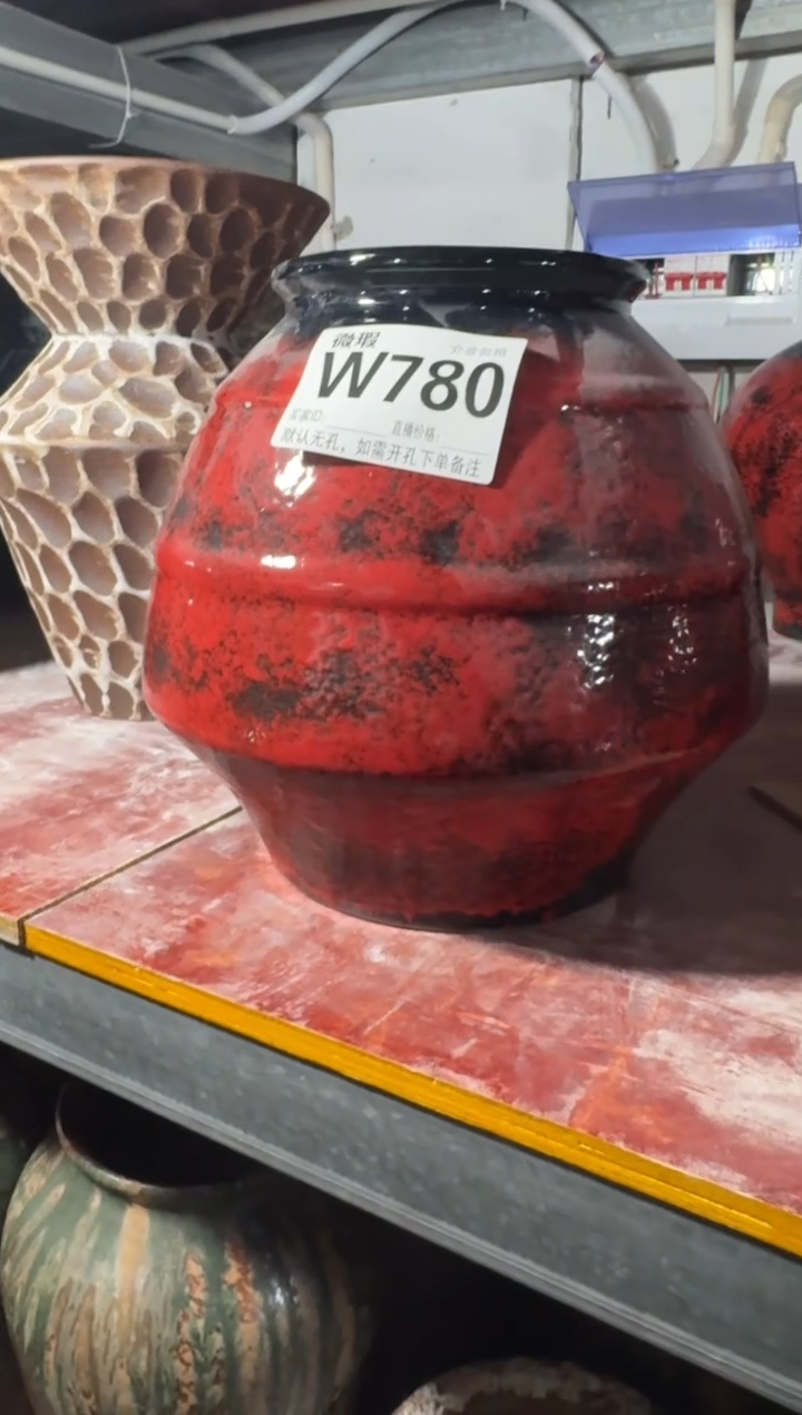 【闪购商品】摆件780景德镇高温花瓶默认无孔微瑕