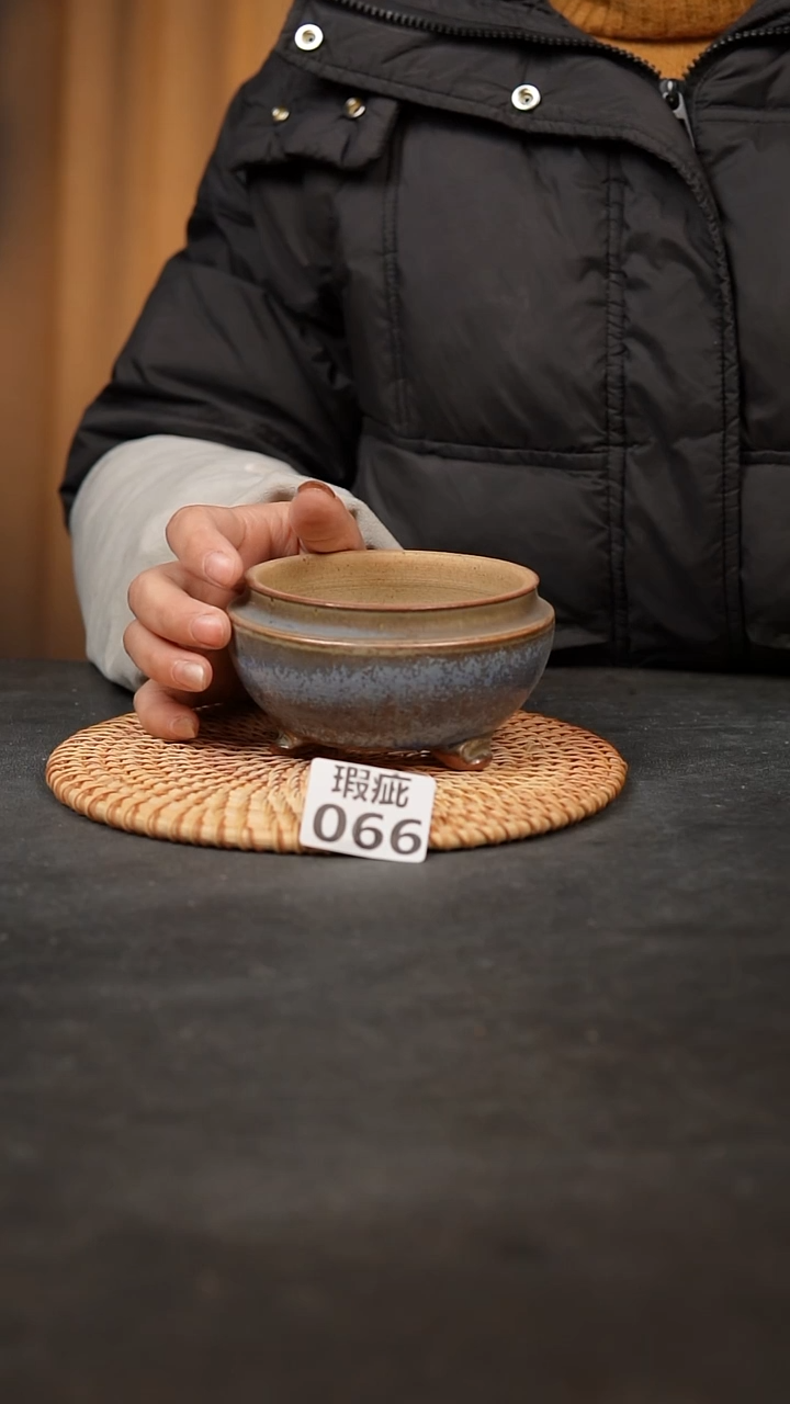 【闪购商品】瓷片066泥泥手工花盆口