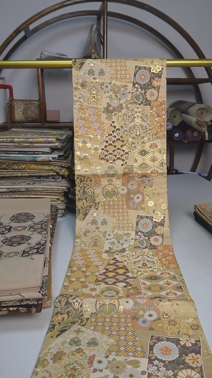 【闪购商品】织绣53西阵织六通花卉