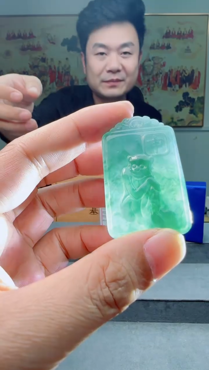 【闪购商品】翡翠颈饰未镶嵌猴