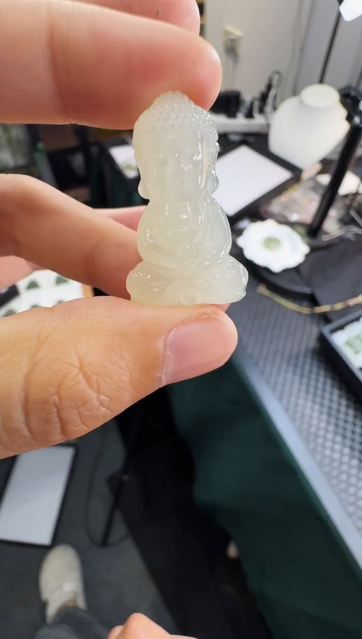 【闪购商品】和田玉颈饰未镶嵌高冰宝宝佛