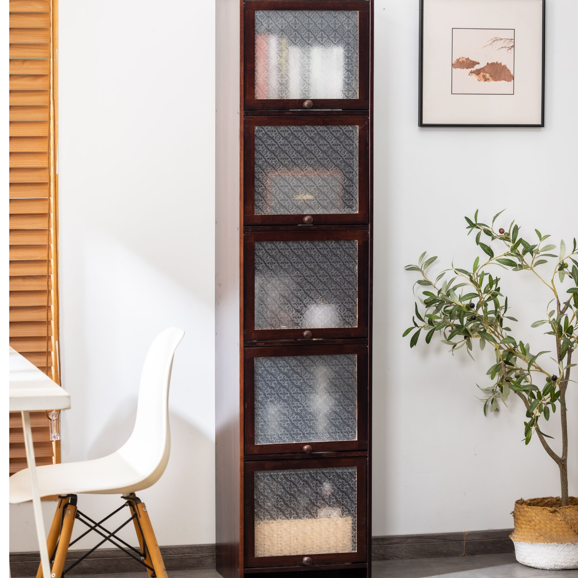 【王老板专属】中式置物架茶水边柜客厅立柜靠柜夹缝餐边全板储物柜