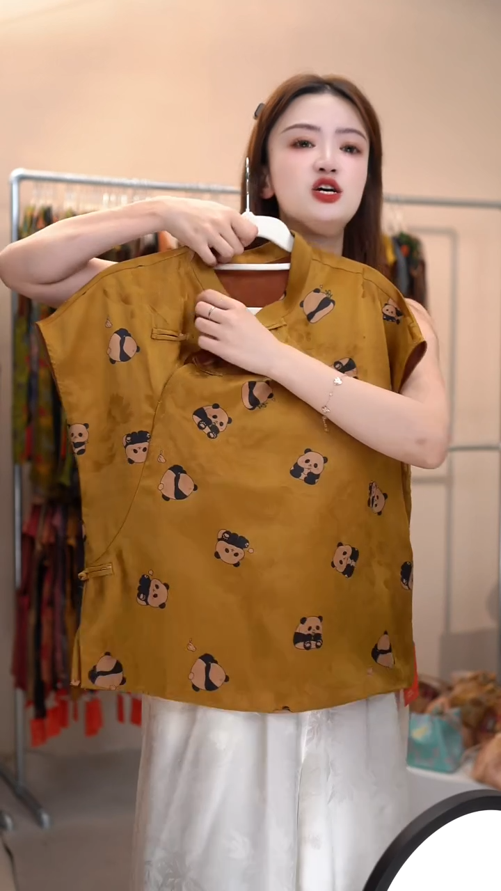 清仓不退不换默认微瑕香云纱茶服