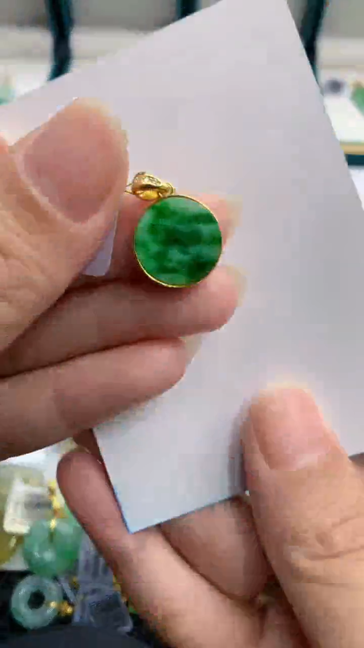 【闪购商品】翡翠颈饰银S925镶嵌            8