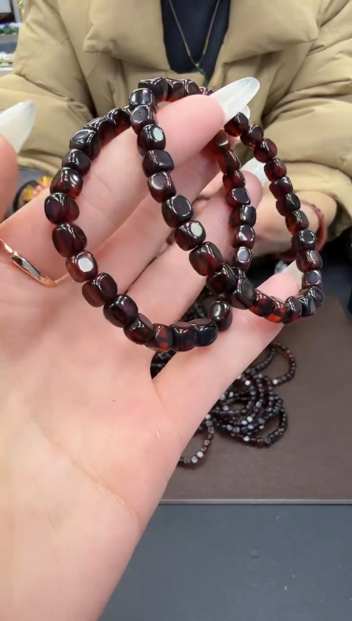 手串血珀未镶嵌多样性发其一ly随形