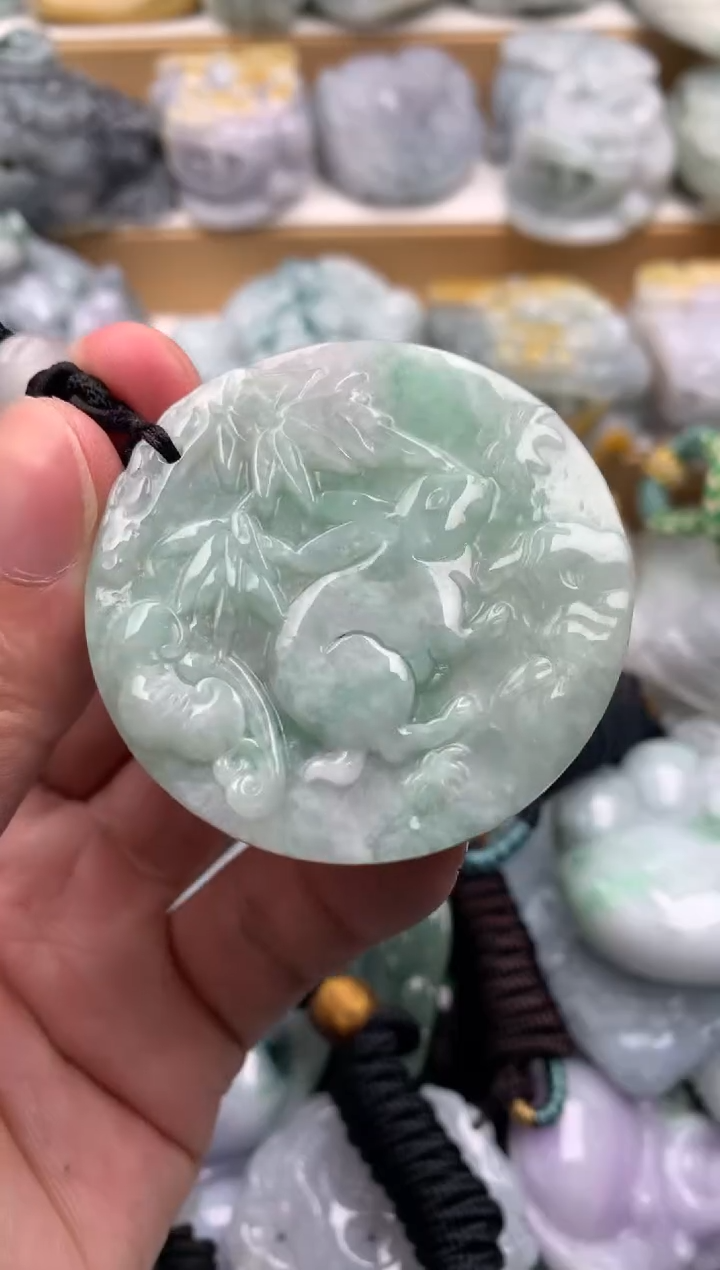 吊坠(不含链)未镶嵌翡翠1
