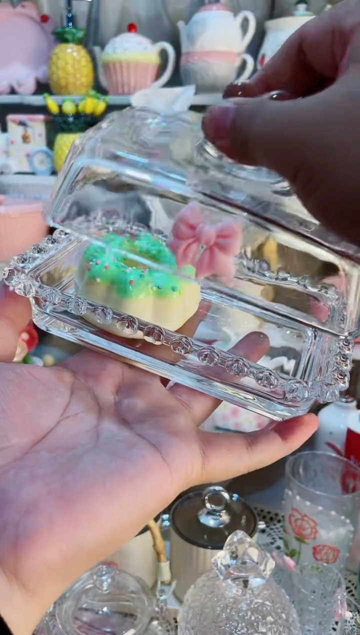 【闪购商品】瓷片安全釉下彩放心用的蛋糕盘