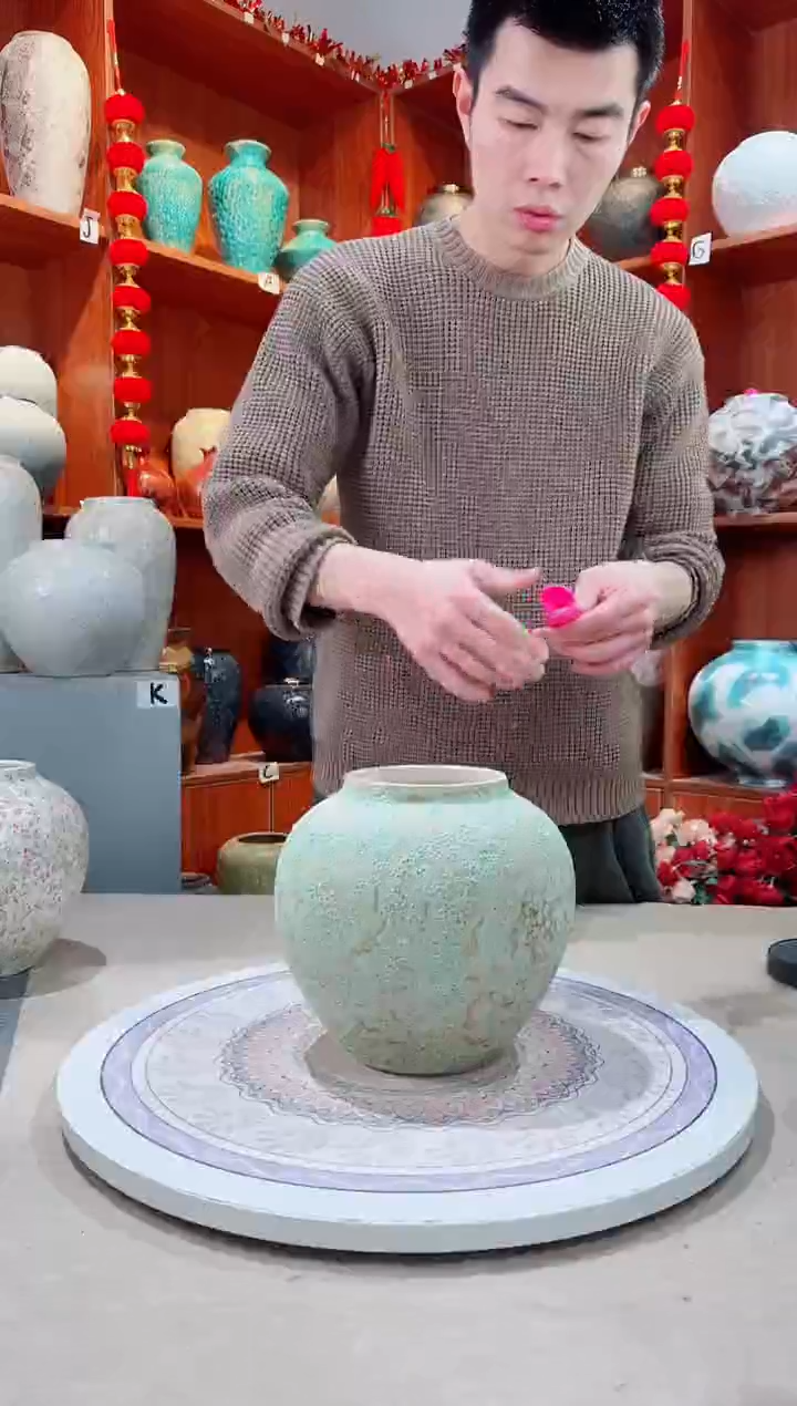 【闪购商品】瓶陶瓷花瓶 无花 微瑕a224 