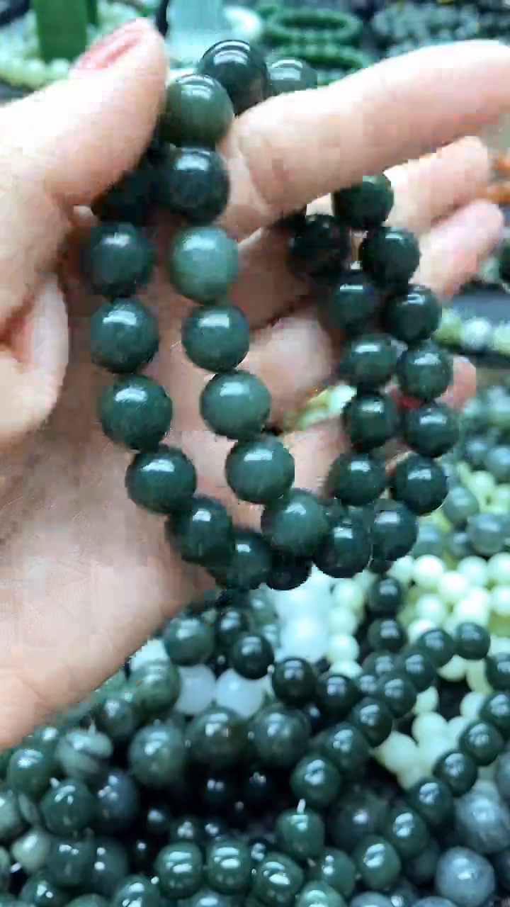 手链未镶嵌和田玉12塔青多样性发货拍一发一