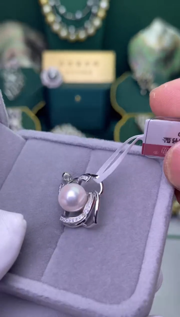 【闪购商品】海水珍珠颈饰银S925镶嵌1