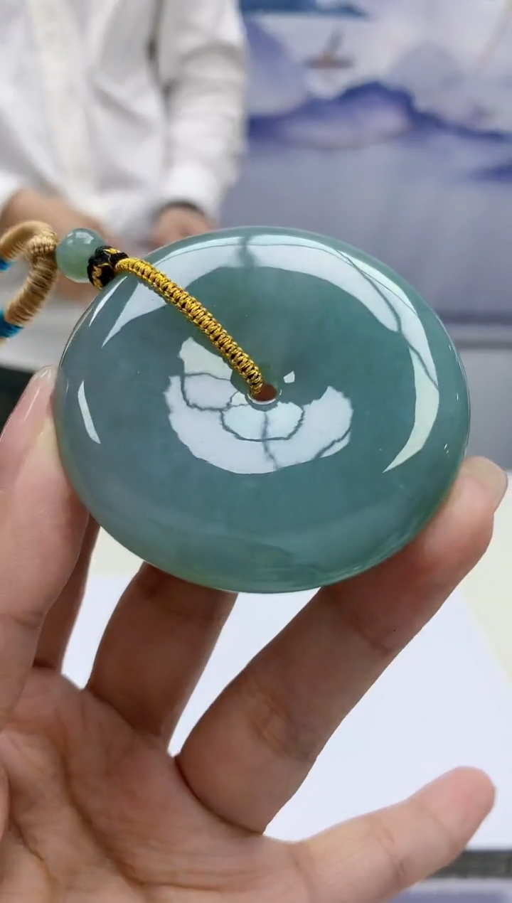 【闪购商品】定制翡翠未镶嵌5028kk-毛货挂件扣子218