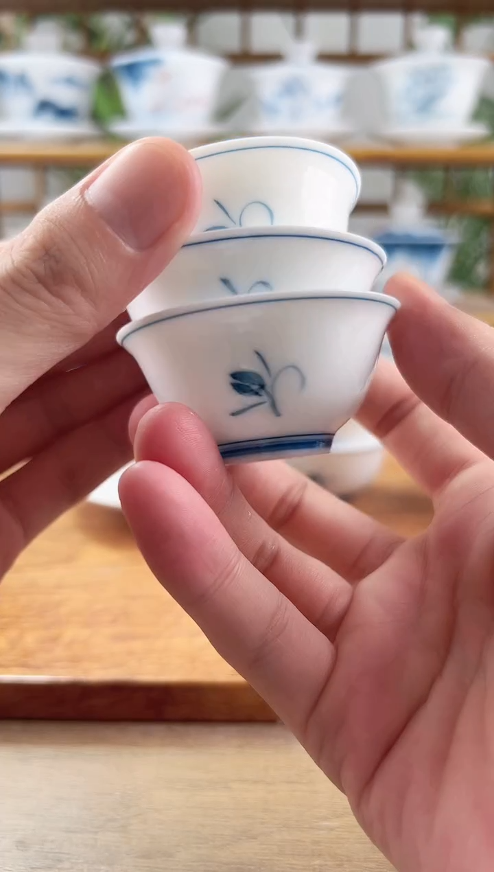 微瑕草兰小玉兰杯3个