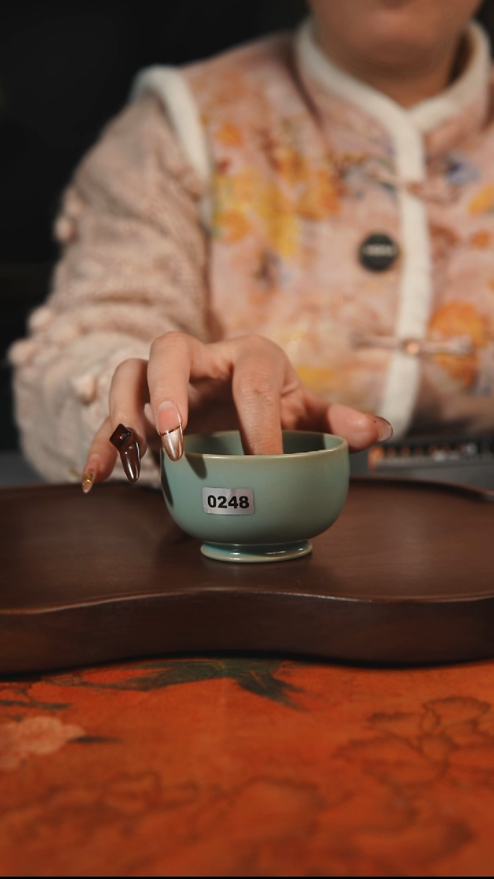 杯子瓷蛋*饭汝州原产地原矿仿古老釉q248罗汉