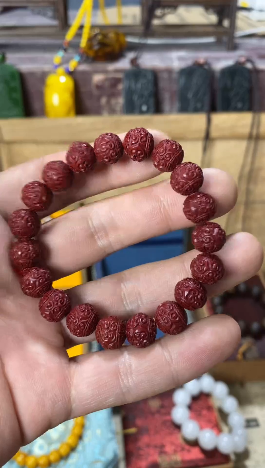 未镶嵌蜜蜡手链猪妹专属精品链接