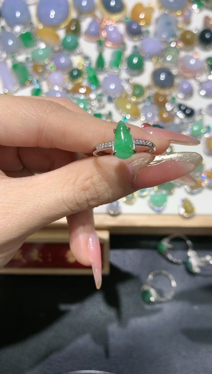 【闪购商品】翡翠吊坠(不含链)银S925镶嵌团购46