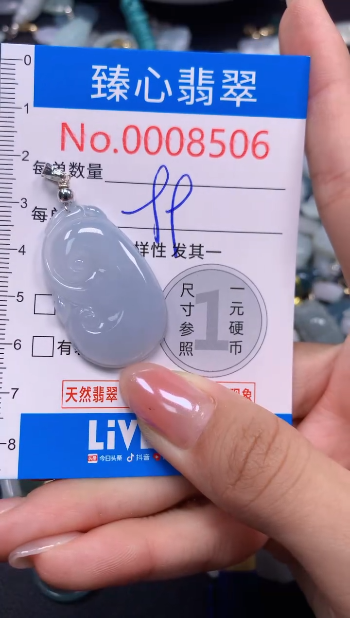 吊坠(不含链)未镶嵌翡翠8506