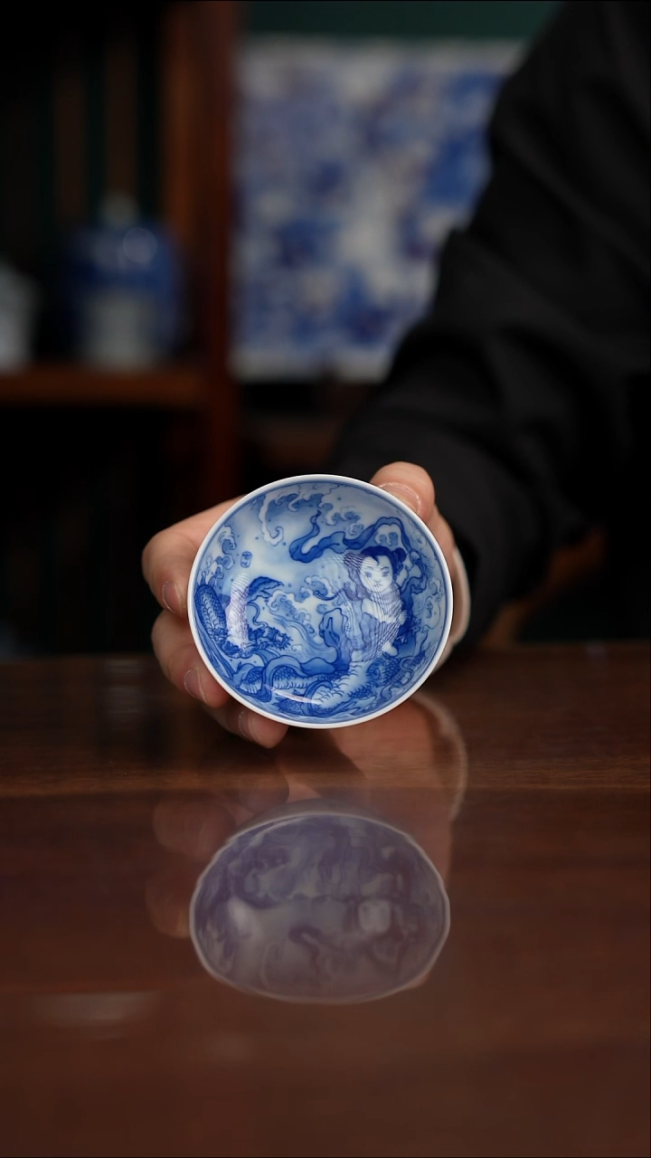  晓竹窑 哪吒斗龙图