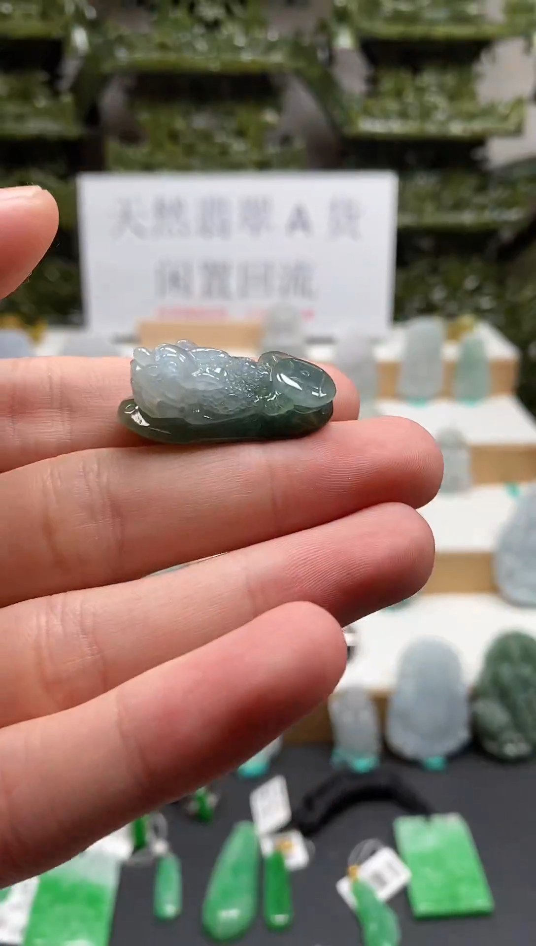 【闪购商品】翡翠颈饰未镶嵌84金蟾