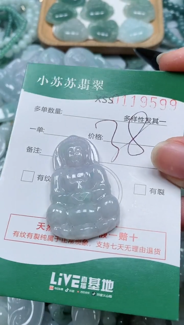【闪购商品】翡翠颈饰未镶嵌闪购商品0119599