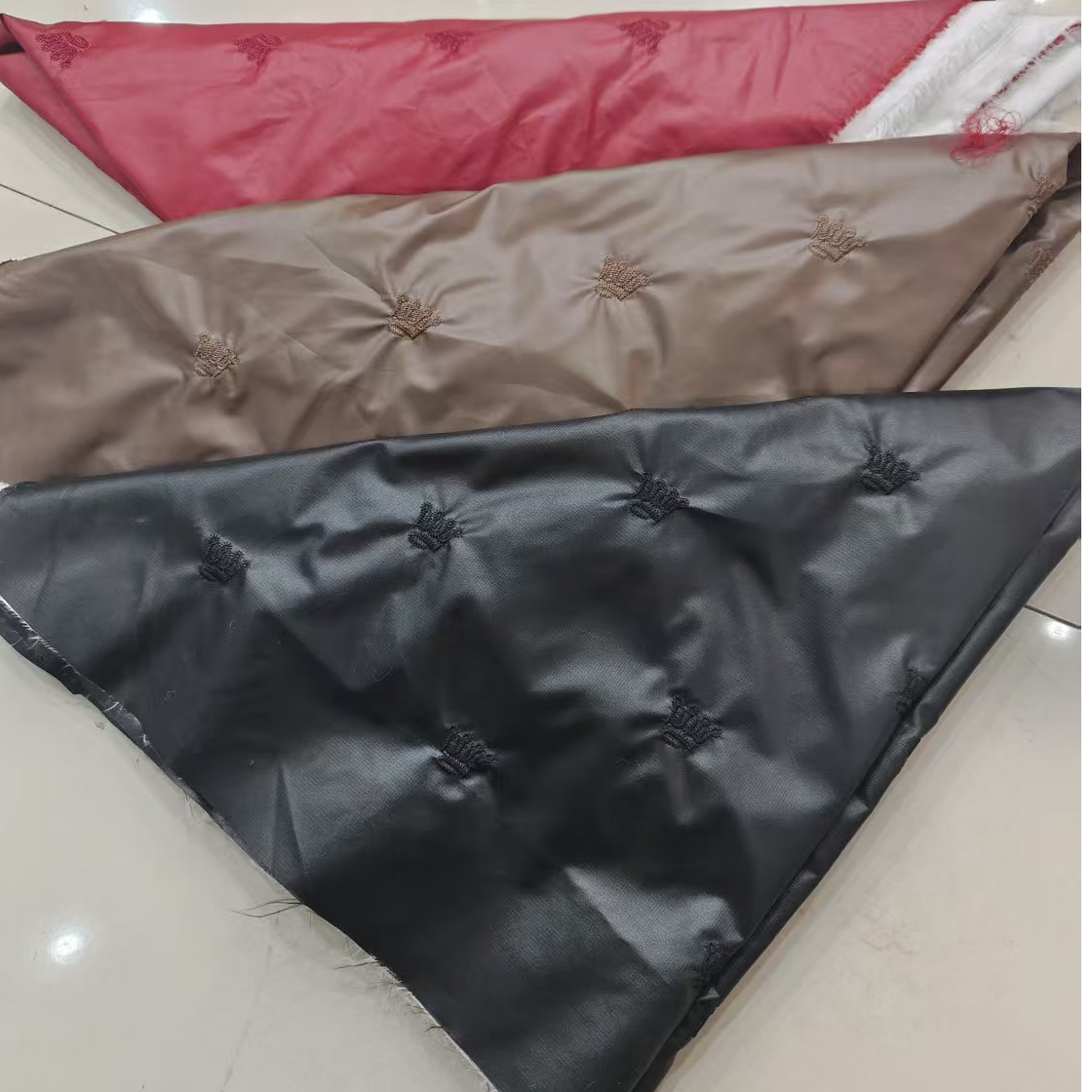 皇冠DiY三合一，直充绒，免洗，刺绣，超柔，防风羽绒服面料，私人定制