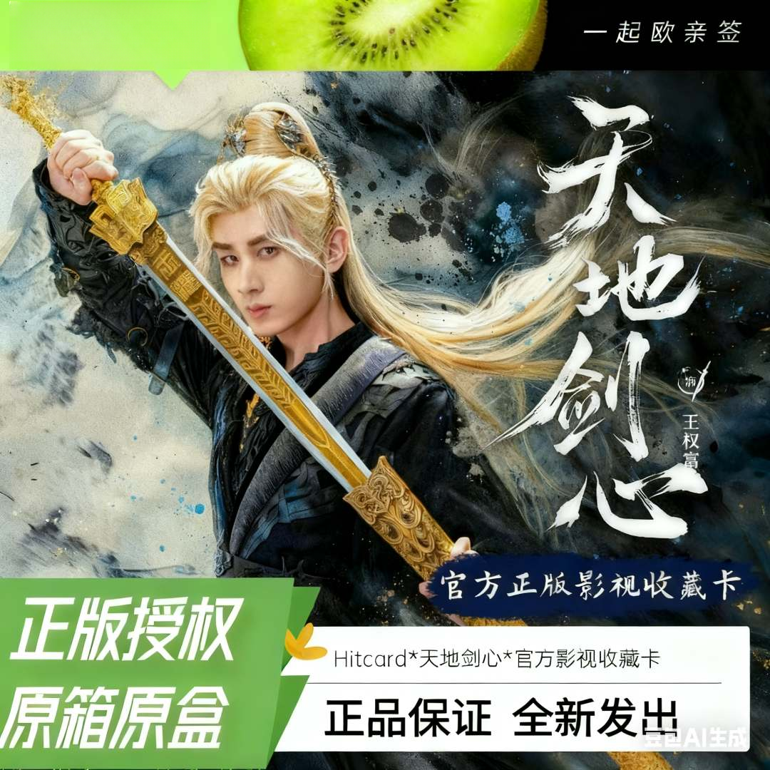 甜甜【宝宝巴士】Hitcard天地剑心官方影视收藏卡盲盒【默认代拆】