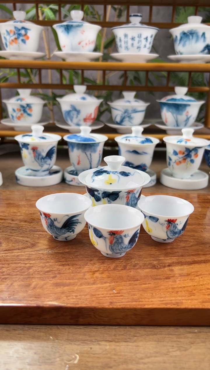 【闪购商品】全品葫芦公鸡80ml三才+美人杯3