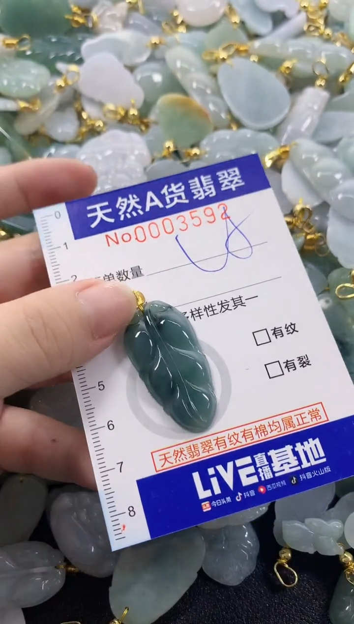 颈饰未镶嵌翡翠天然A货翡翠