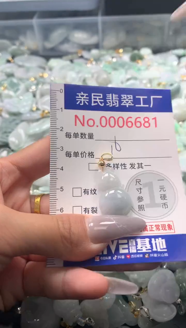 颈饰未镶嵌翡翠6681