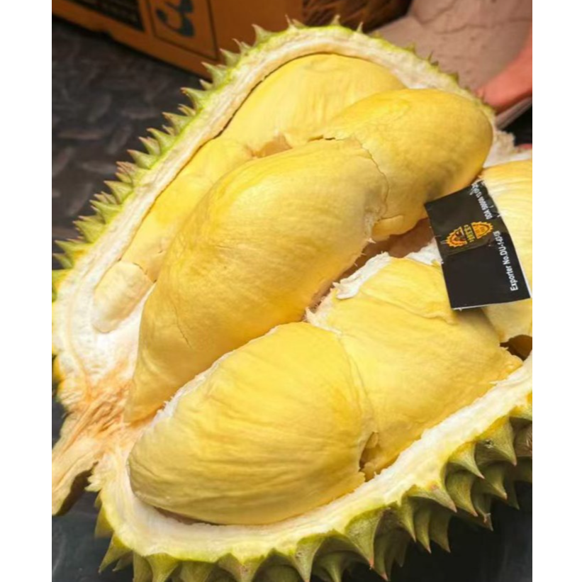 【新年福利】泰国金枕新鲜榴莲纯果肉1.5斤‖现剥果肉核小干苞‖花都同城小时达30-60分钟送达金枕泰国越南