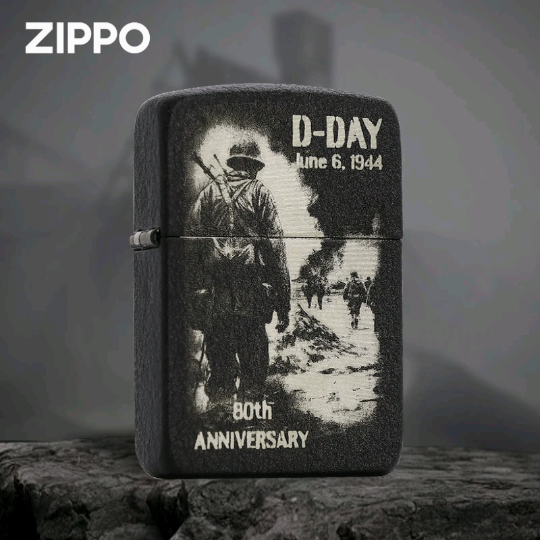 ZIPPO/之宝美版原版打火机诺曼底80周年520送男朋友礼物TCJ1